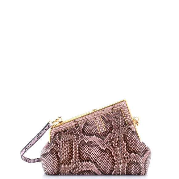 Fendi First Bag Python Small #236757F24B - Picture 1 of 7